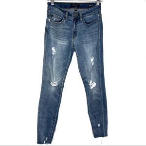Judy Blue Raw Hem Distressed Hi Rise Skinny size 3/26